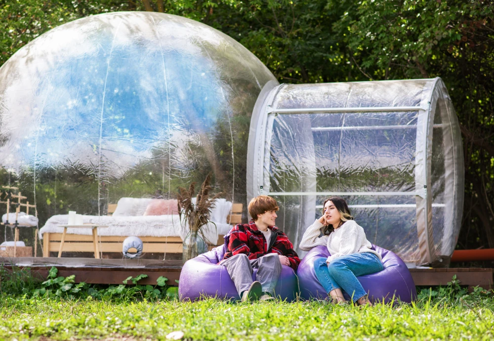 make your own bubble tent
